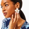 Oversized Orchid Earrings